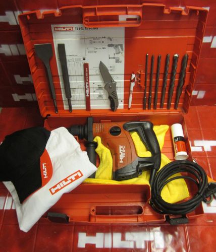 HILTI TE 6-C HAMMER DRILL, MINT CONDITION, MADE IN EUROPE, FAST SHIPPING
