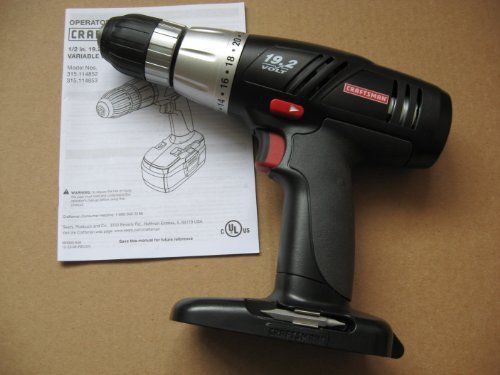 Craftsman 19.2 Volt 1/2-inch Drill 315.114852 (Bare Tool  No Battery or Charger)