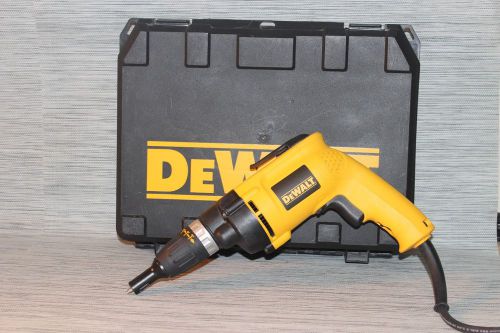 Dewalt dw257r 6a, 0-2500 rpm vsr deck / drywall screwdriver screw gun for sale
