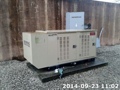 Generac 45kw generator single phase propane lp naturgal gas engine for sale