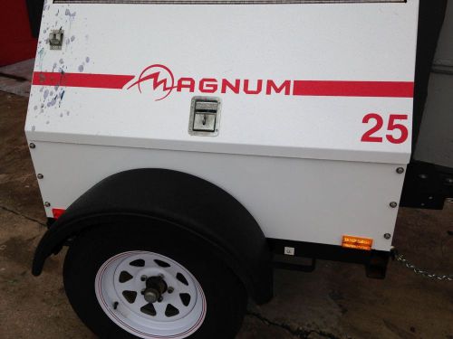Magnum mlg-25 towable generator 25 kva genset 480v 3ph isuzu diesel for sale