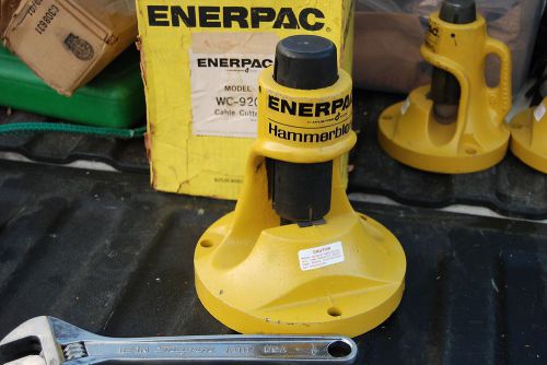 ENERPAC WC-920  HAMMERBLOW  WIRE ROPE CUTTER  SIZE B 1-1/2 WIRE ROPE NEW