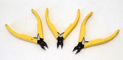 3 each lindstrom small true flush cut dikes nippers copper wire cutters 8148 for sale