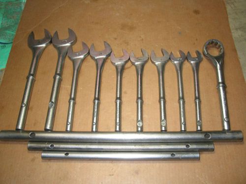 SNAP-ON OEH812A Modular Open End Wrench Set--Plus Bonus X520A Offset Box Wrench