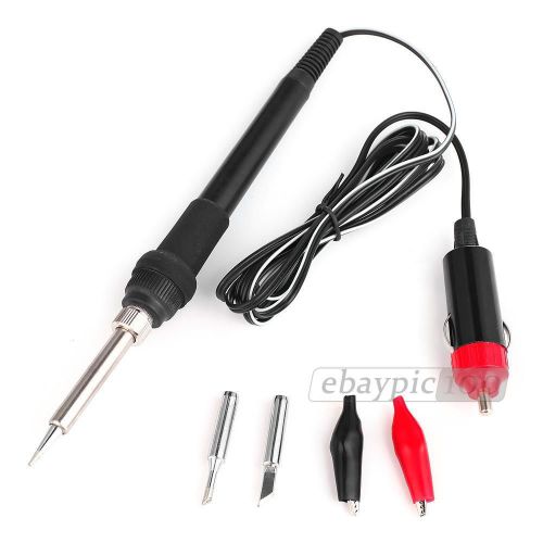 Dc12v 24v 25/50w soldering iron repairs tool for car cigarette socket powered for sale