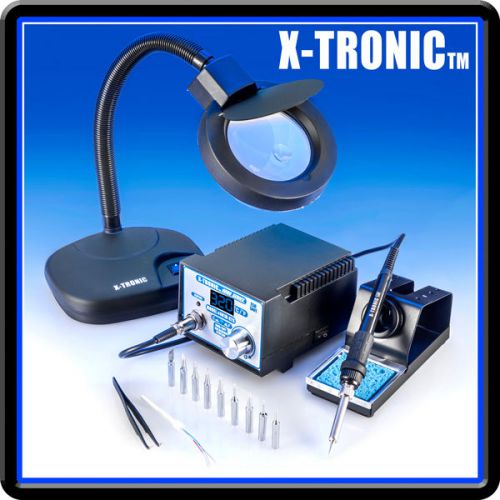 X-TRONIC 4000 SERIES MODEL #4010-XTS SOLDERING IRON STATION - COMPLETE KIT