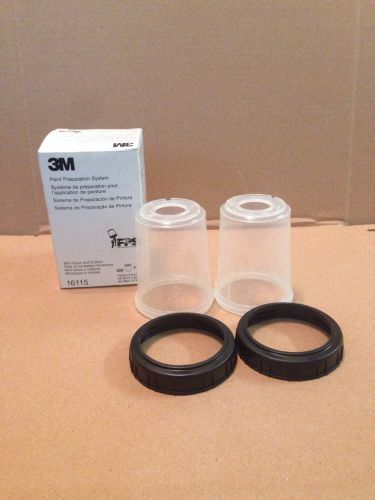 3M 16115 Paint Preparation System PPS (Pack of 2) Mini Cups and Collars Set