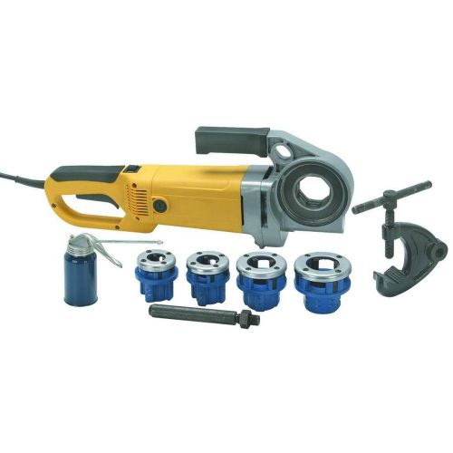 Portable electric pipe threader threading machine 2000w 1/2&#034; to 1 1/4&#034; npt dies for sale