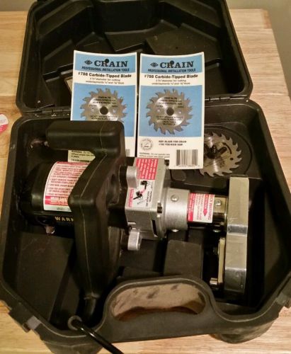 Crain toe kick saw model 795 very good condition 3 new blades and case for sale