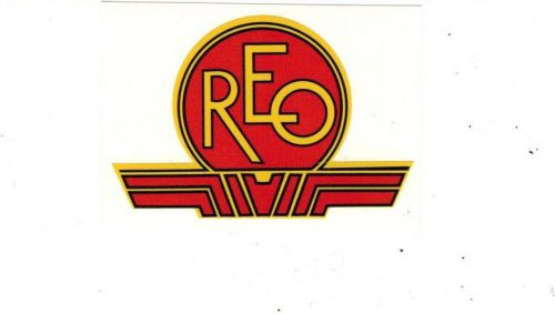 Reo Antique Gas Engine Motor Decal 40&#039;s &amp; 50&#039;s Mower Edger