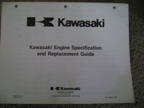 kawasaki engine specification and replacement guide