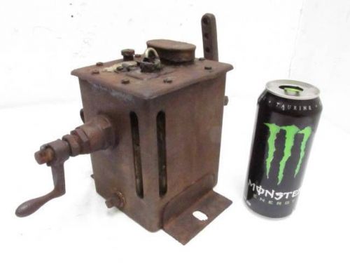 Antique manzel? force feed oiler lubricator steam hit &amp; miss gas engine tractor for sale