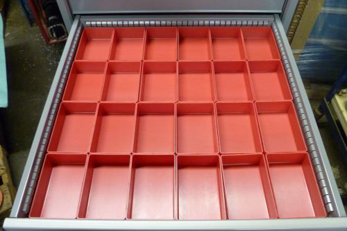 24 - 4&#034;x6&#034;x2&#034; deep  drawer organizer storage bins toolbox dividers lista vidmar for sale