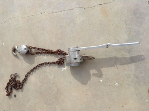 CM lever ratcheting hoist come along 3 ton 10 ft. lift or pull