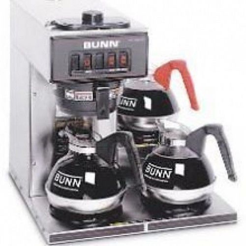 Bunn VP17-3 SS Stainless Steel Coffee Machine 3 lower warmers   13300.0003