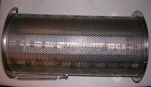 UNIVERSAL FIT - ALL WELDED - 4 lb. 100% STAINLESS Coffee Roaster BBQ Grill Drum