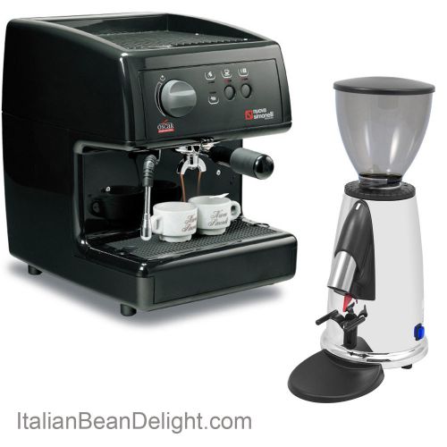 Nuova Simonelli Oscar Espresso Coffee &amp; Macap Doserless Program Grinder Combo