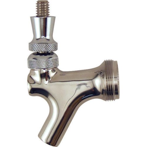 Draft beer faucet with stainless steel lever - kegerator tower - bar pub keg tap for sale