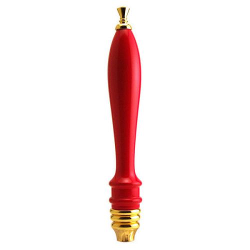 Pub Style Beer Tap Handle - Red - Draft Beer Dispensing System Faucet Knob Lever