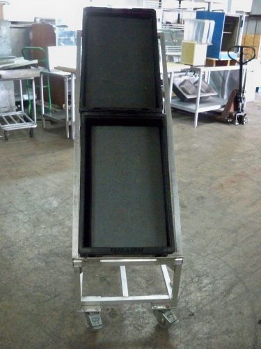 Rolling aluminum produce carts for sale