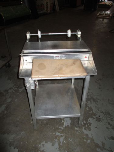 HEAT SEAL 625A OVERWRAPPER WITH ALUMINUM STAND COMMERCIAL DELI BAKERY