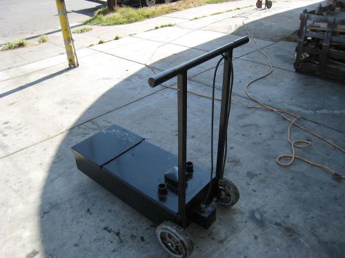 OIL HOLDING OR TRANSPORT CART, CASTERS, 900 ITEMS ON E BAY