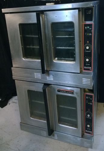 Garland master 200 double stack full size gas convection ovens w/ free shipping for sale