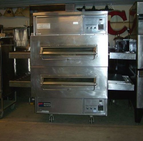 Middleby marshall double stack conveyor oven; 208v; 1ph, model: 360 for sale