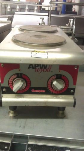 Apw 2-burner electric hotplate - sehp-208-2 for sale