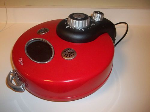 Pizza Perfector Original Theo and Co Countertop Pizza Oven Red New