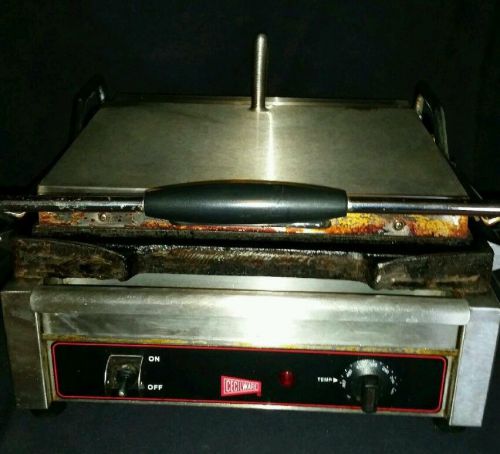 Cecilware Commercial Panini Grill BOTTOM HEATS NOT TOP