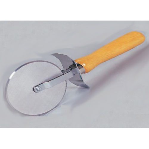 Wooden-handle pizza cutter  3-7/8 for sale