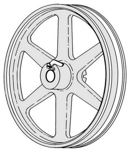 Hobart meat saw upper/lower wheel fits model 5514 &amp; 5614 for sale