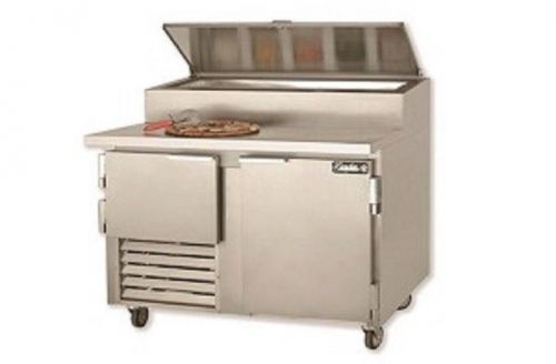 Leader ESPT48-M - 48&#034; Pizza Prep Table - ETL - Marble Top