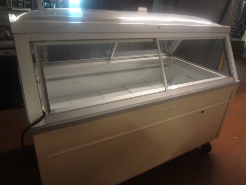 Hussmann self contained ice cream dipping cabinet case