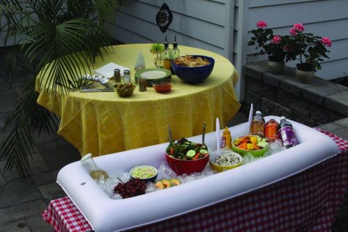 Inflatable serving tabletop ice bar for parties,picnic,buffets,catering &amp; cooler for sale