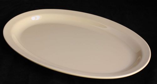 New 4 dozen melamine oval platter tan  13&#034; x 8-1/2&#034;  $33.75/dz  free shipping for sale