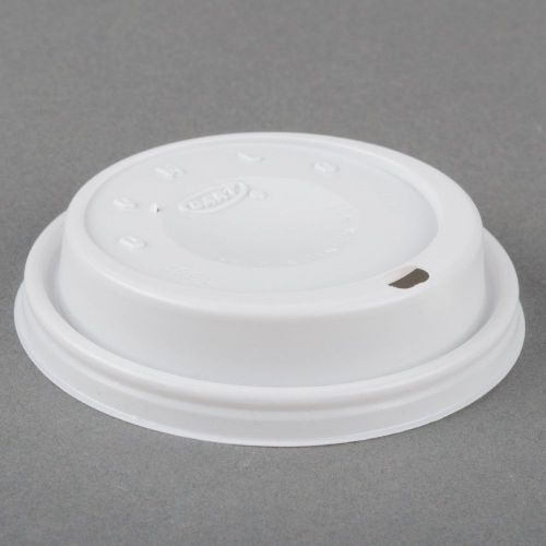 Dart 16el cappuccino lid 1000 count case for 16 series cups white dome sip lid for sale