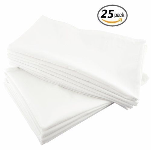 Utopia restaurant quality napkins  25-pack  white for sale