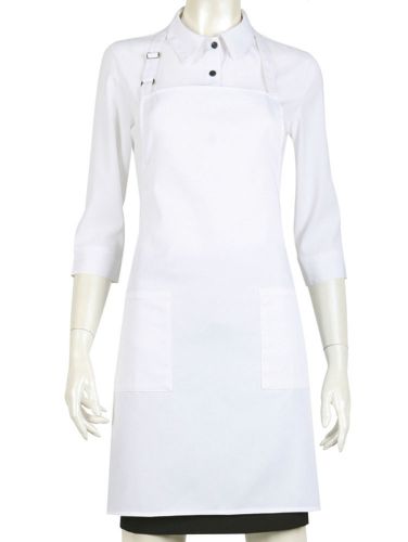 new white barista bakery waiter server aprons with 2 front pocket chef 69x72cm