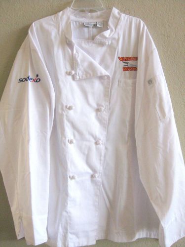 Women&#039;s 3XL Chefs Coat Uniform Jacket Chef Works Kitchen Wars Sodexo