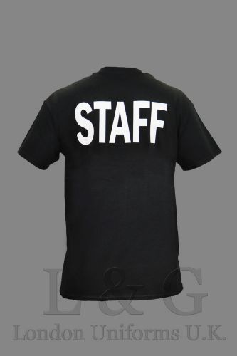 Bar Staff T-Shirt Workwear Bar Uniform 100% cotton S to XXL L&amp;G London Uniforms