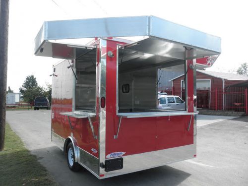 Concession Trailer 8.5&#039;x12&#039; Red - Vending Catering Event Food