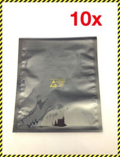 10 ESD Anti-Static Shielding Bags, 8&#034;x10&#034; in (203mm x 254mm),Open-Top,3.1 mils