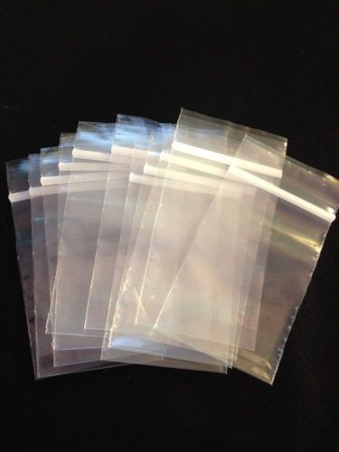 10 Poly Clear Plastic Ziploc Bags For Pills,Jewelry 2X3&#034; Small Bag
