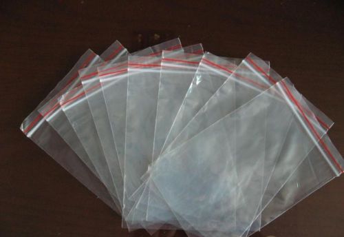 100pcs Small Plastic Ziplock Bags Reclosable Resealable Ziploc, size options