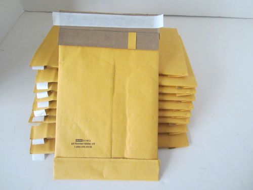 Lot of 12 Size #0 Padded Mailers Shipping Self Sealing Envelopes 6&#034; x 10&#034;