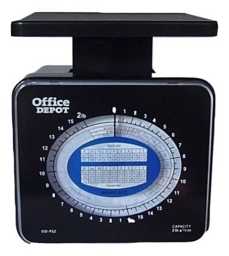 Office depot 2 lbs mechanical postal scale - mint condition for sale