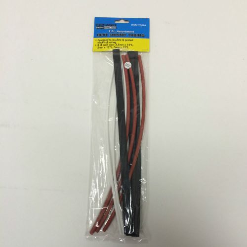 Heat shrink tubing kit 9pc assortment electric for sale
