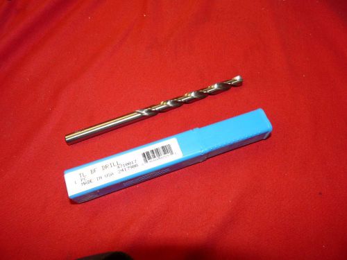 Union butterfield 4710017 3/8&#034; hss taper length drill bit  6.75&#034; oal usa made for sale